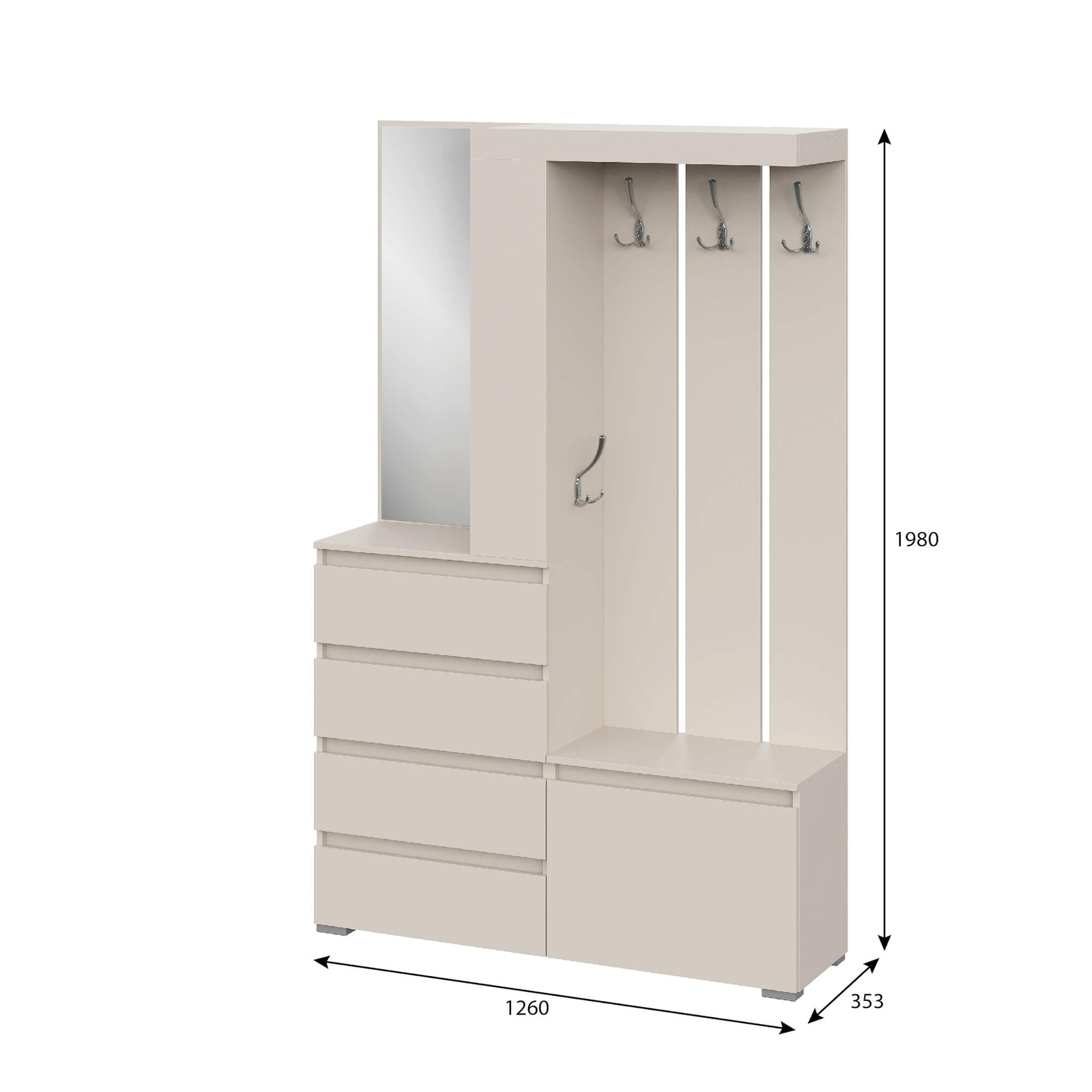 Люмо Прихожая кашемир