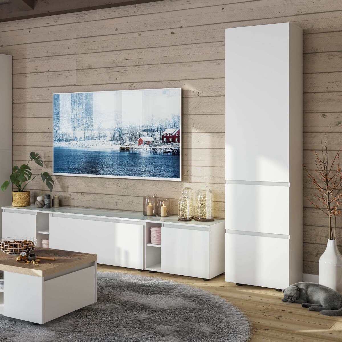 МС "Одри" Полки Пенал глухой серия 2