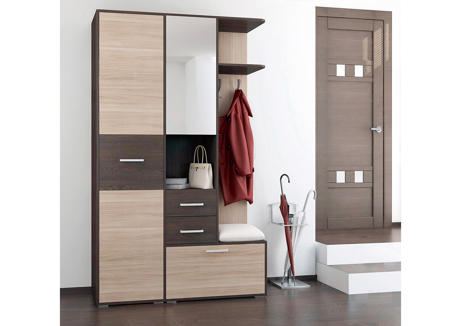 "Танго" - 1 Прихожая (Дуб кантербери - сонома)