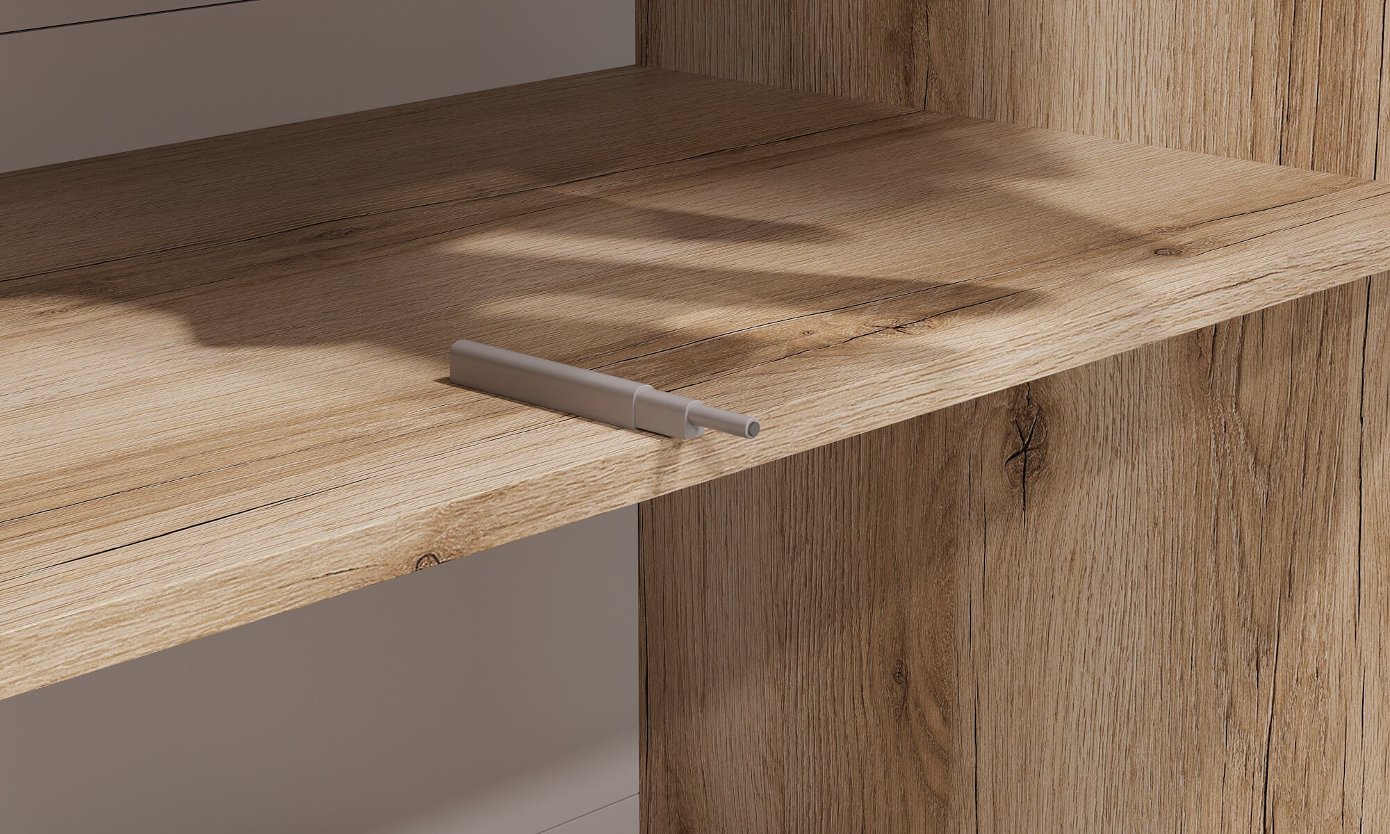 МС "Брауни" Шкаф четырехстворчатый (с ящиками) Дуб Делано/Белый