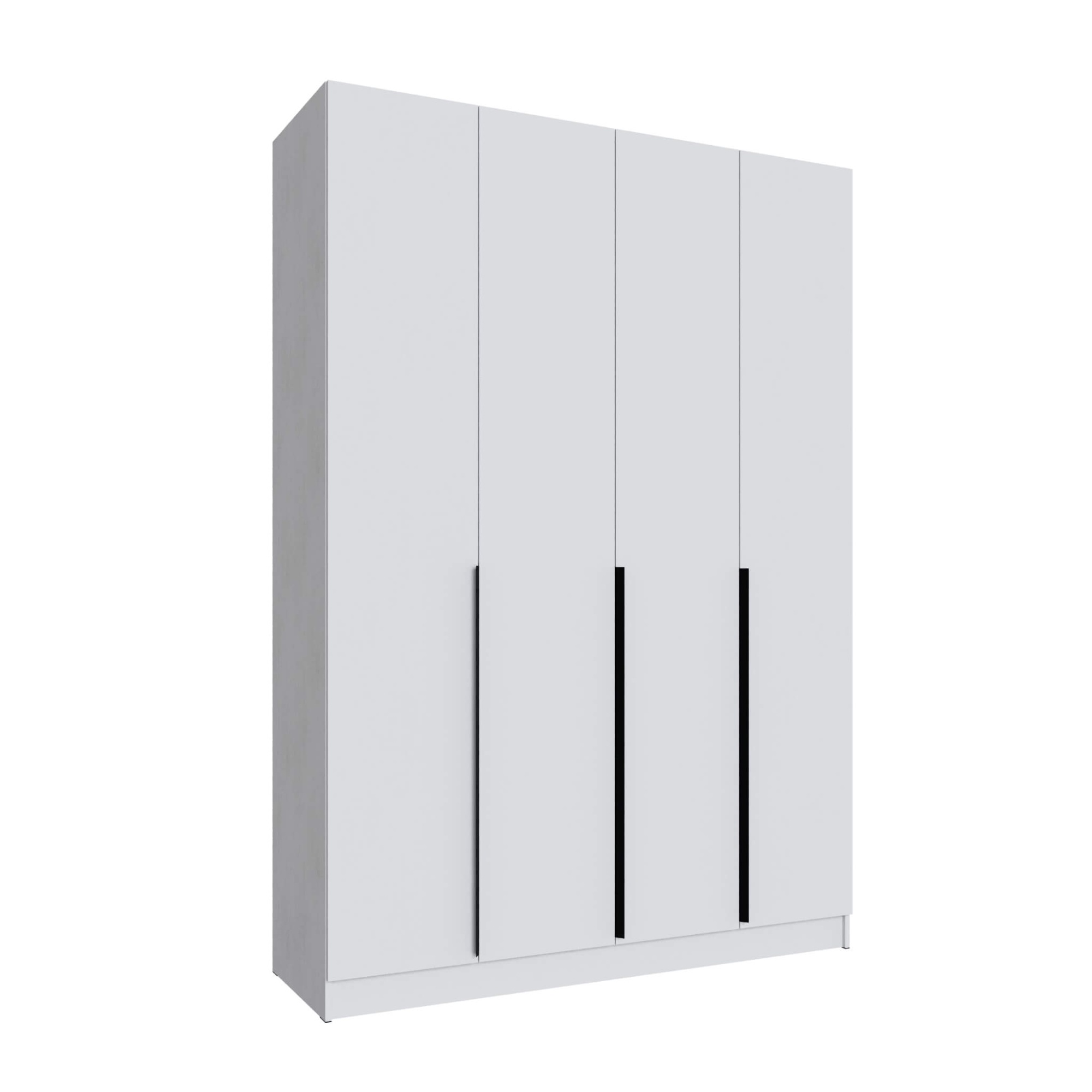 Шкаф Мадрид (1,6) с 6 ящ. внутри без зеркала белый